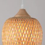 Suspension 3 lampes naturelles rotin – Image 2