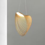 Suspension wabi sabi bois lamelles – Image 6