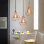 Suspension 3 lampes cuivre – Image 4