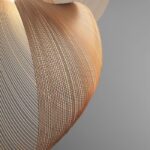 Suspension wabi sabi bois lamelles – Image 3