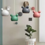 Suspension lustre chambre enfant tête panda