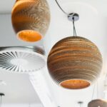 Boule suspension papier sombre – Image 3