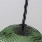 Suspension verre fumé vert – Image 4