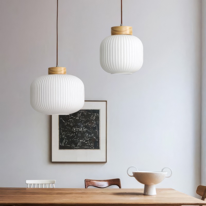 image (3) Suspension wabi sabi verre blanc – Image 1