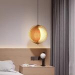 Suspension wabi sabi bois massif