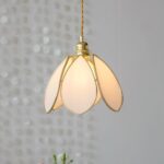 Suspension enfant fleur métal et tissu – Image 5