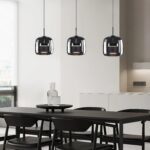 Suspension boule verre fumé design – Image 8