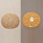 Suspension boule en rotin tressé – Image 7