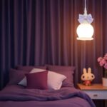 Suspension chevet fille nœud