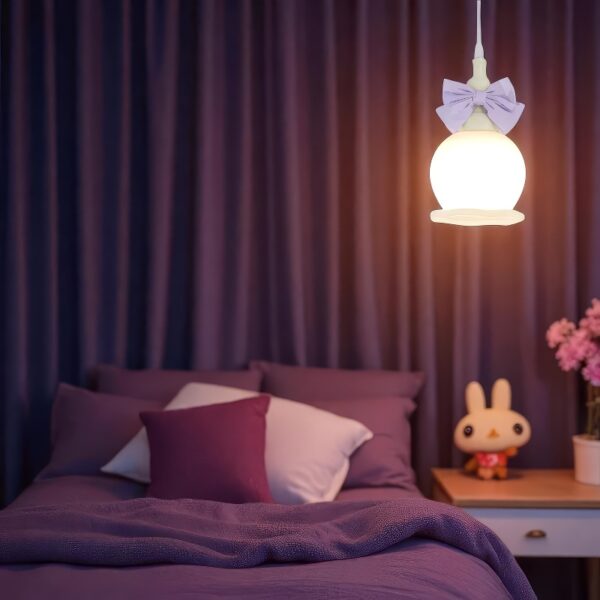 Suspension chevet fille nœud