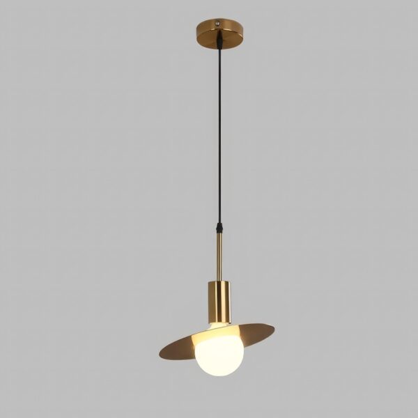 Suspension ampoule art déco minimaliste