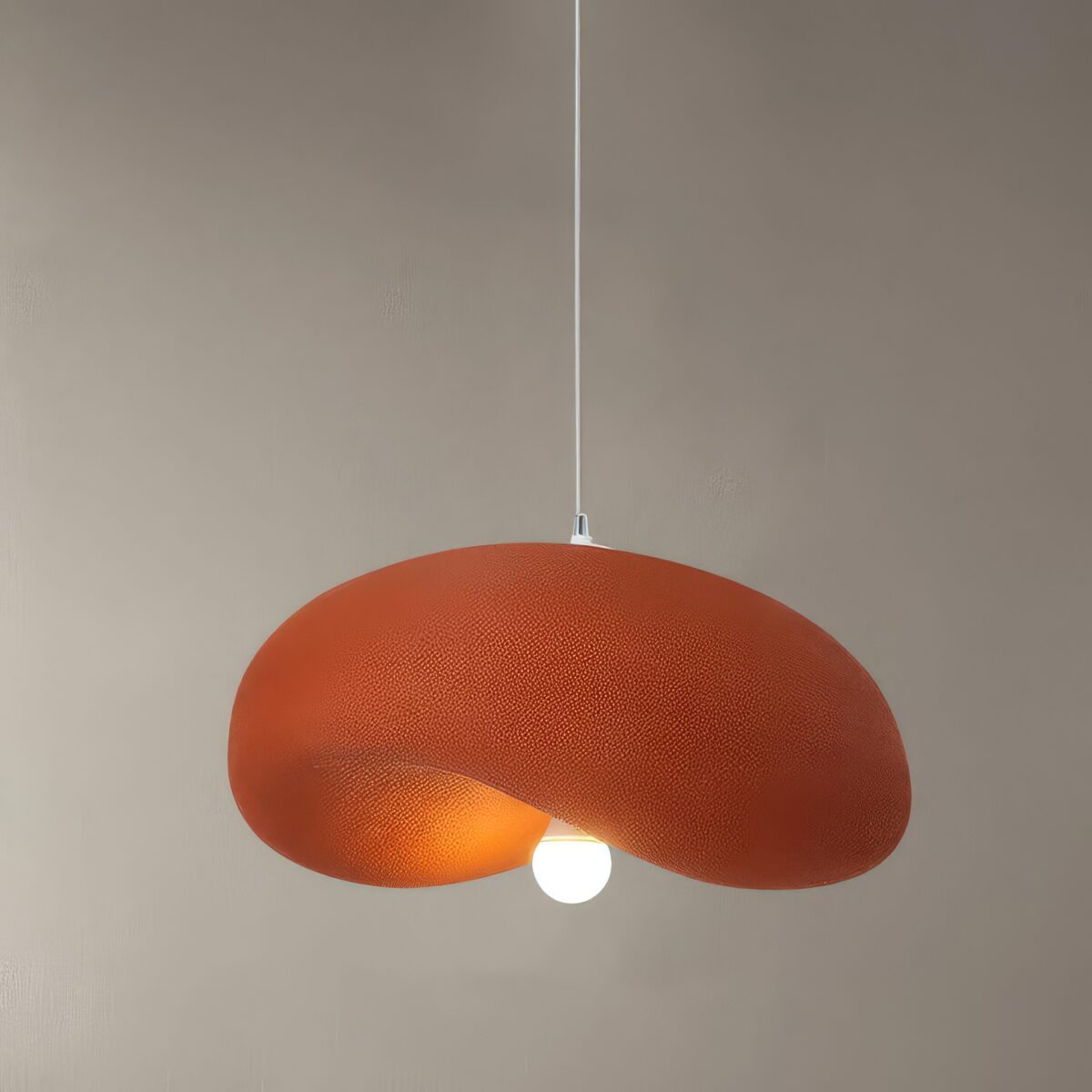 Suspension Wabi Sabi ovale coloré – Image 7