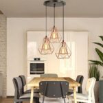 Suspension 3 lampes cuivre