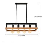 Suspension multiple bois – Image 3