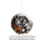 Suspension wabi sabi roche volcanique – Image 7