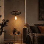 Lustre suspension industriel roue vélo – Image 6