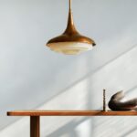 Suspension art deco cuivre – Image 2