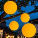 Suspension extérieure boule lumineuse moderne – Image 3