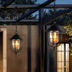 Suspension lanterne noir extérieure – Image 2