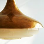 Suspension art deco cuivre – Image 5