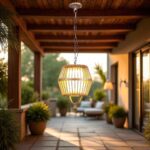 Suspension extérieur doré – Image 4