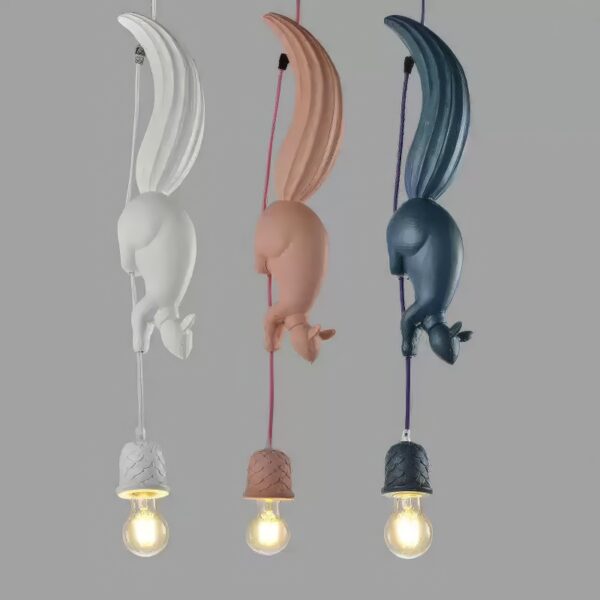 Suspension en céramique enfant écureuil
