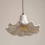 Lampe suspension céramique vintage – Image 3