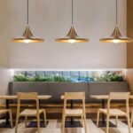 Suspension dorée plate – Image 5