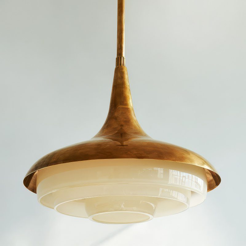 image Suspension art deco cuivre – Image 1