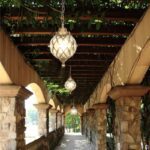 Luminaire extérieur suspension vintage