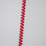 Suspension en céramique et fil rouge vintage – Image 5