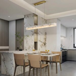 Grande suspension marbre 3