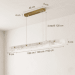 Grande suspension marbre – Image 8