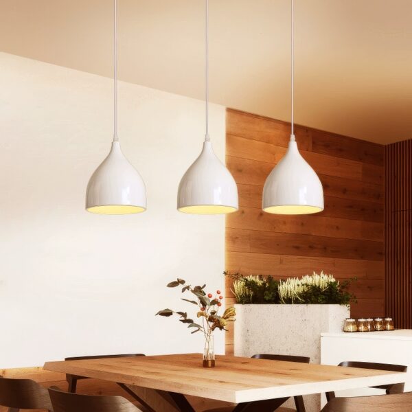Lampe suspension multiple minimalistes