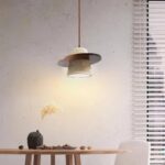 Suspension wabi sabi bois pierre naturelle – Image 8