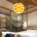 Suspension boule pétales bois – Image 6