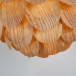 Suspension boule pétales bois – Image 9