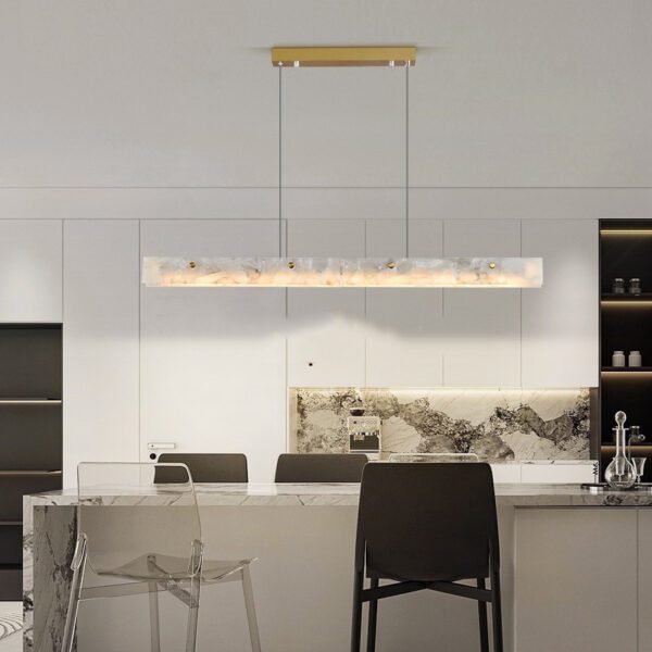 Grande suspension marbre