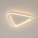 Plafonnier LED couloir triangle