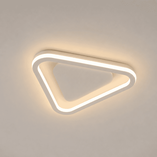Plafonnier LED couloir triangle