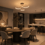 Plafonnier LED design 3 anneaux