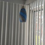 Petite suspension marbre bleu – Image 4