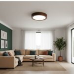 Plafonnier salle de bain bois – Image 11