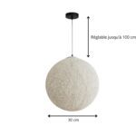 Suspension boule en ficelle – Image 3