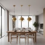 Suspension dorée orbitale – Image 4