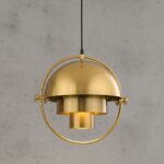 Suspension dorée orbitale – Image 8