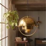 Suspension dorée orbitale