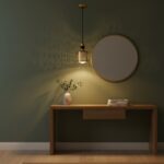 Suspension dorée perforée – Image 4