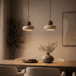 Suspension wabi sabi pierre bois galet – Image 2