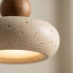 Suspension wabi sabi pierre bois galet – Image 5